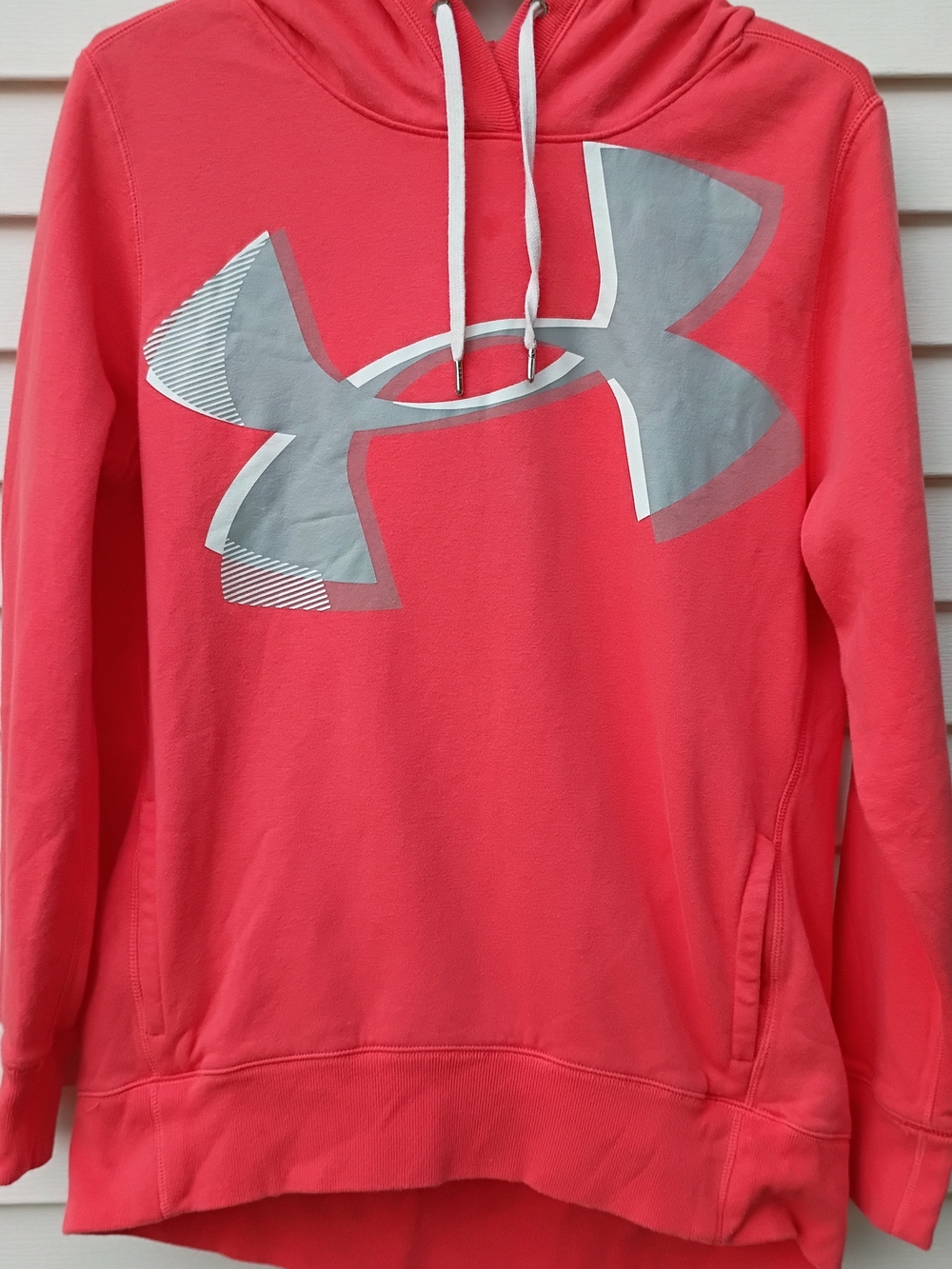 Under Armour Coral Hoodie with Large Logo